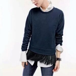 Women's divine J.crew Navy Sweater